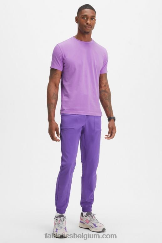 mauve rook Heren de 24-7 tee 184 Fabletics LH20J3517