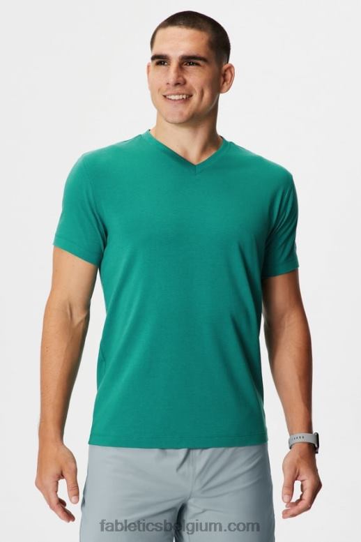 miami getij Heren de 24-7 v-hals Fabletics LH20J3493