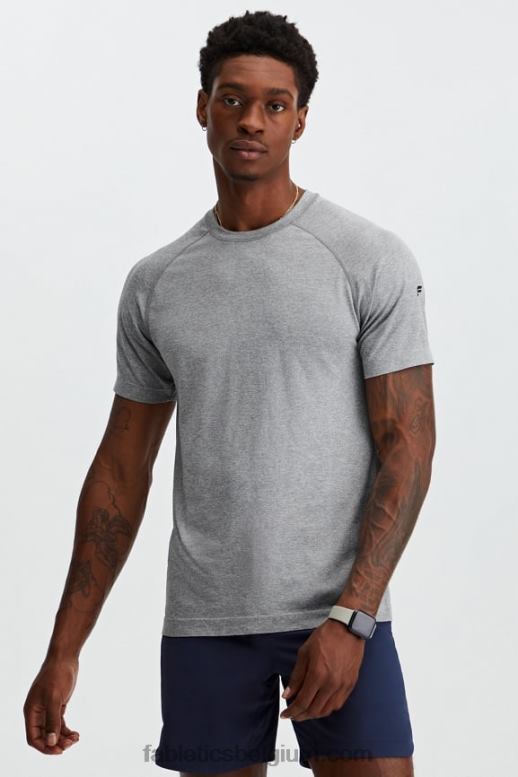midden grijs htr Heren de trainingsdag tee 178 Fabletics LH20J3479