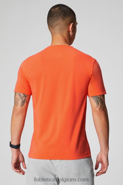 passie sinaasappel Heren het 24-7 pocket-T-shirt Fabletics LH20J3449