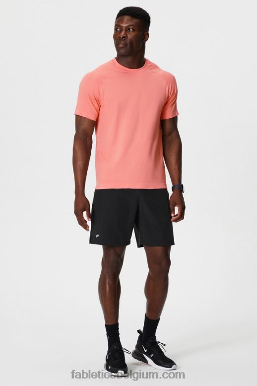 perzik kus Heren de trainingsdag tee 185 Fabletics LH20J3547