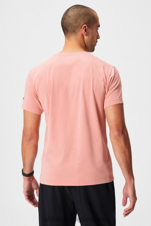 roze leisteen Heren de 24-7 v-hals Fabletics LH20J3497