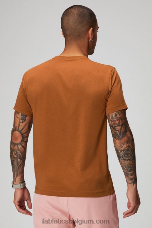 vintage roest Heren de 24-7 tee 183 Fabletics LH20J3512