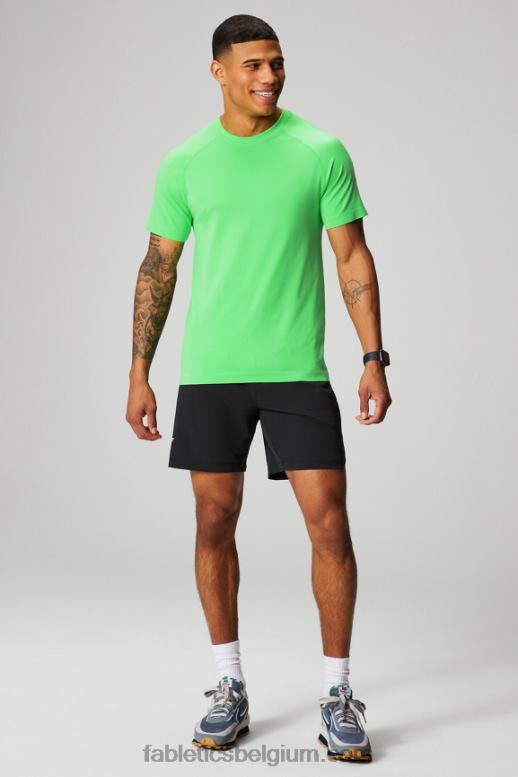 wilde limoen Heren de trainingsdag tee 176 Fabletics LH20J3468