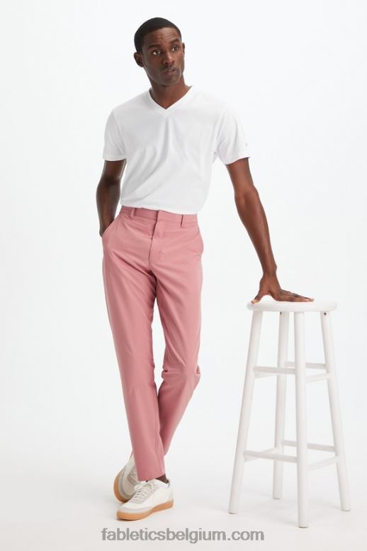wit Heren de 24-7 v-hals Fabletics LH20J3500