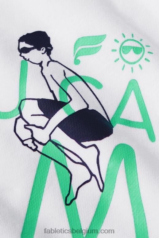 witte kanonskogel Heren de r& tee Fabletics LH20J3522