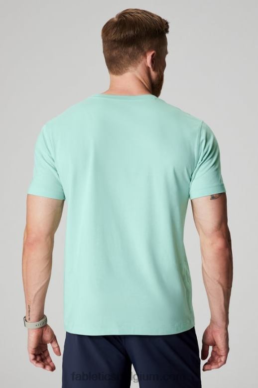 zout spray Heren het 24-7 pocket-T-shirt Fabletics LH20J3452