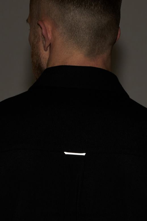 zwart Heren de dash korte mouw knop omhoog Fabletics LH20J3535
