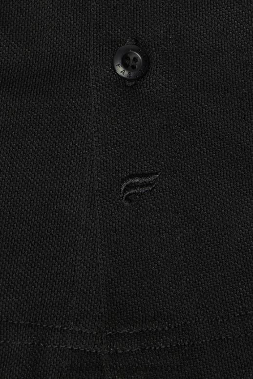 zwart Heren de dash korte mouw knop omhoog Fabletics LH20J3535