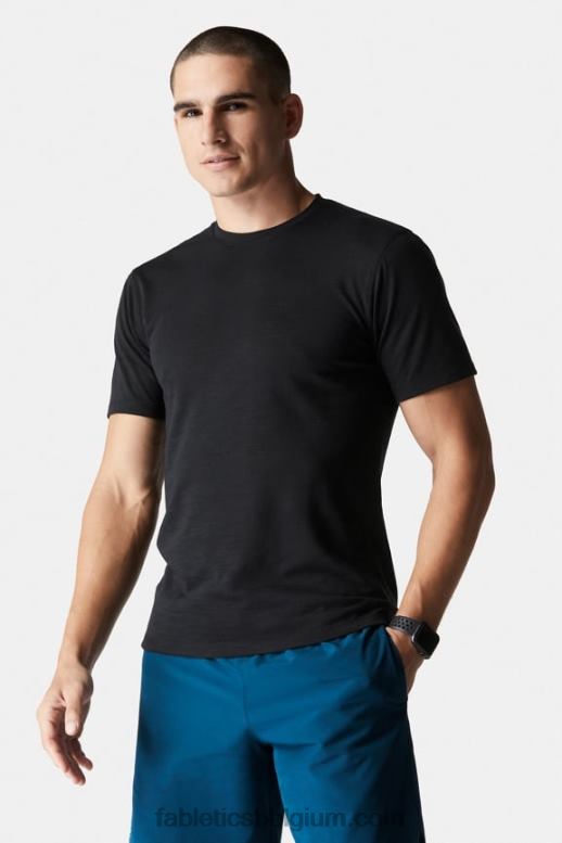 zwart Heren de eerste rij tee Fabletics LH20J3552