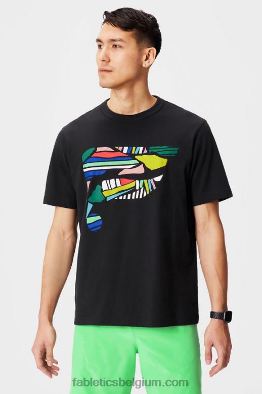 zwarte collage Heren de r& tee Fabletics LH20J3526