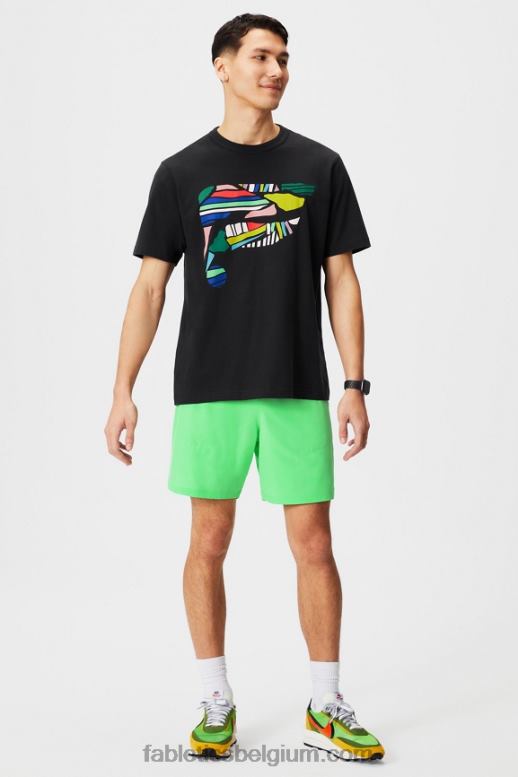 zwarte collage Heren de r& tee Fabletics LH20J3526