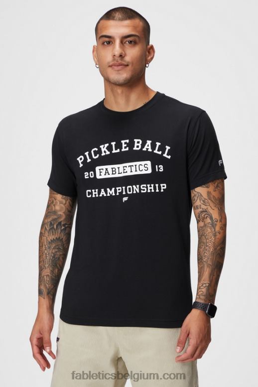 zwarte pb kampioen Heren de 24-7 tee 185 Fabletics LH20J3544