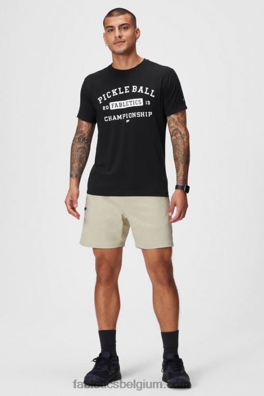 zwarte pb kampioen Heren de 24-7 tee 185 Fabletics LH20J3544