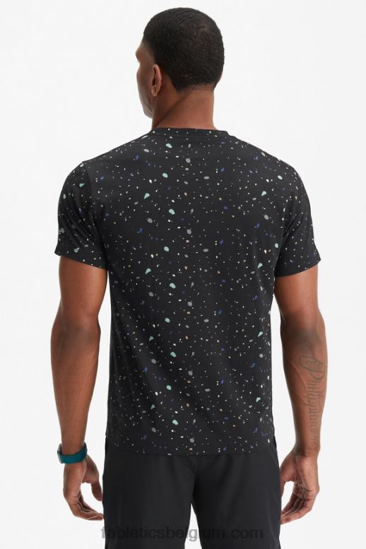 zwarte terrazzo Heren de 24-7 tee 183 Fabletics LH20J3515