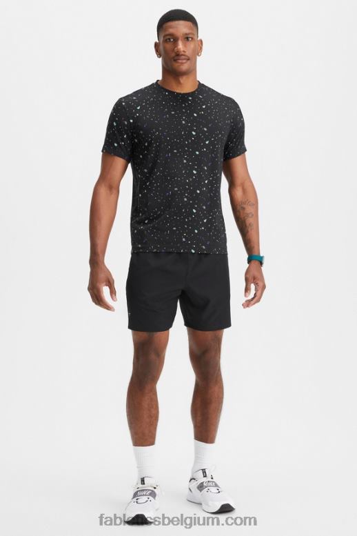 zwarte terrazzo Heren de 24-7 tee 183 Fabletics LH20J3515