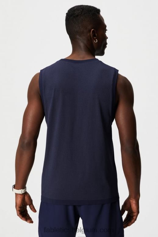 diepe marine Heren de trainingsdag spiertank Fabletics LH20J3373