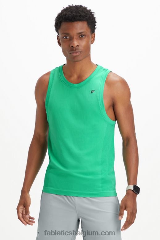 essentieel groen Heren de trainingsdagtank Fabletics LH20J3394