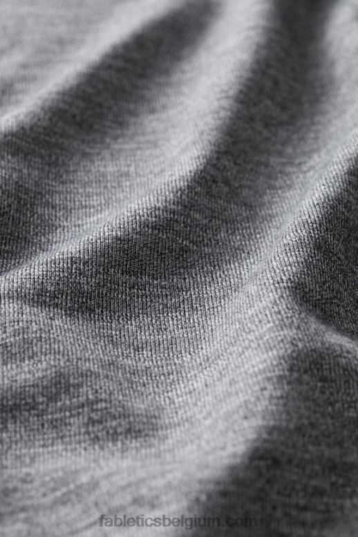 grijze heide Heren het mouwloze T-shirt op de eerste rij Fabletics LH20J3400