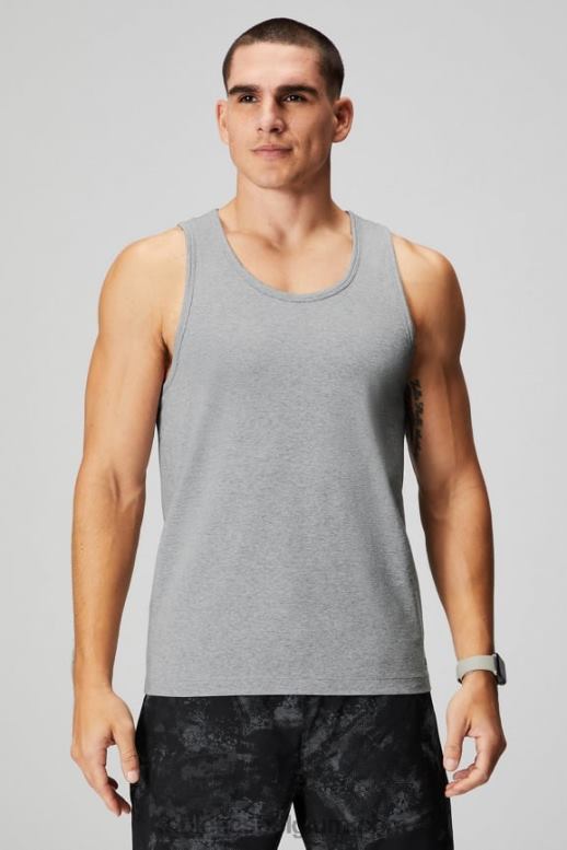klassieke grijze heide Heren de 24-7 tank Fabletics LH20J3380
