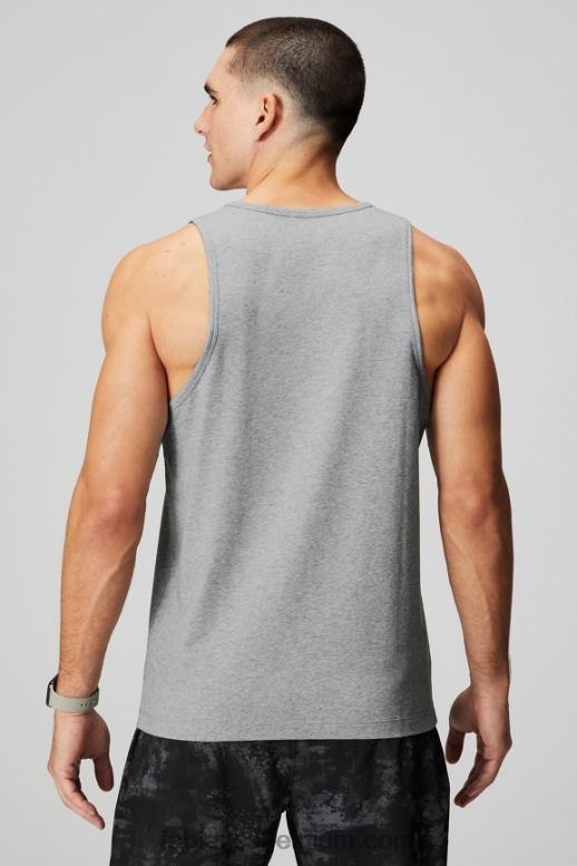 klassieke grijze heide Heren de 24-7 tank Fabletics LH20J3380