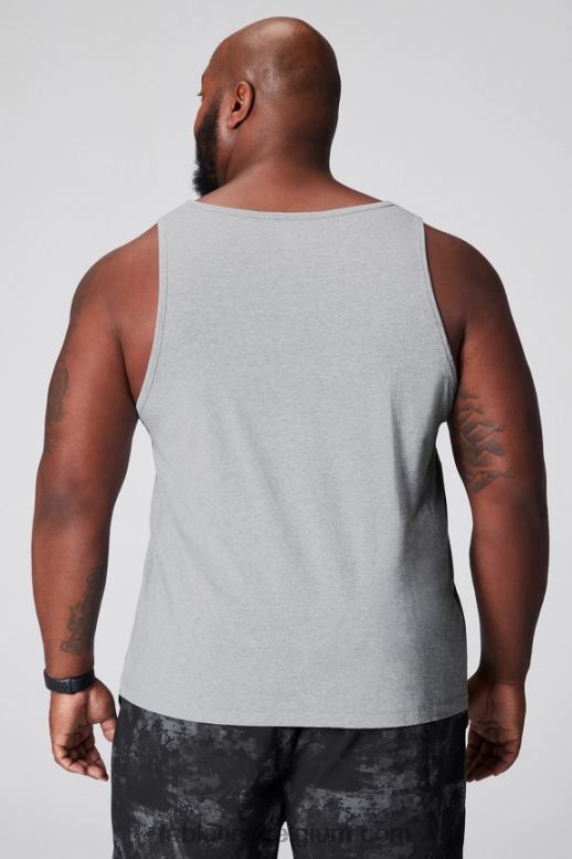 klassieke grijze heide Heren de 24-7 tank Fabletics LH20J3381