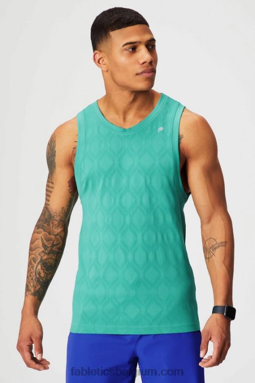 miami groen kasteel Heren de trainingsdagtank Fabletics LH20J3391