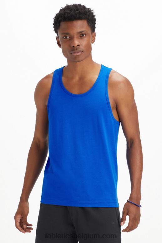 ras blauw Heren de 24-7 tank Fabletics LH20J3384