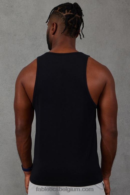 zwart Heren de 24-7 tank Fabletics LH20J3382
