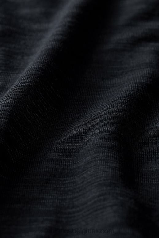 zwart Heren het mouwloze T-shirt op de eerste rij Fabletics LH20J3401