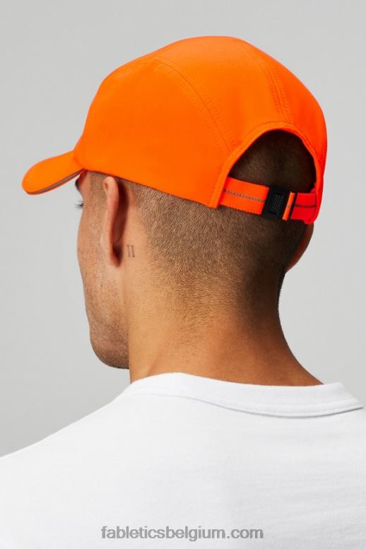 flits oranje vrouwen de fundamentele hoed Fabletics LH20J3017