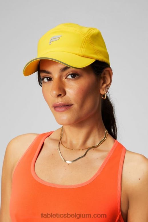 zonsondergang geel vrouwen de fundamentele hoed Fabletics LH20J3016