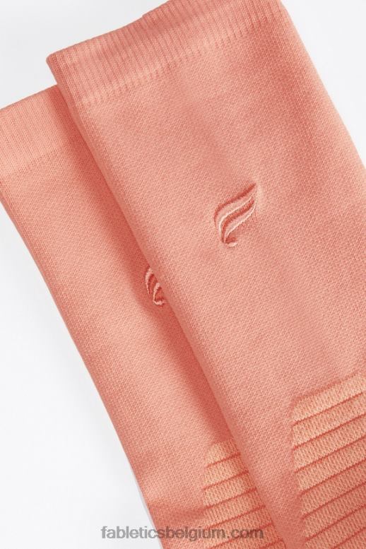 Toscaanse klei vrouwen de performance crew sok Fabletics LH20J2994