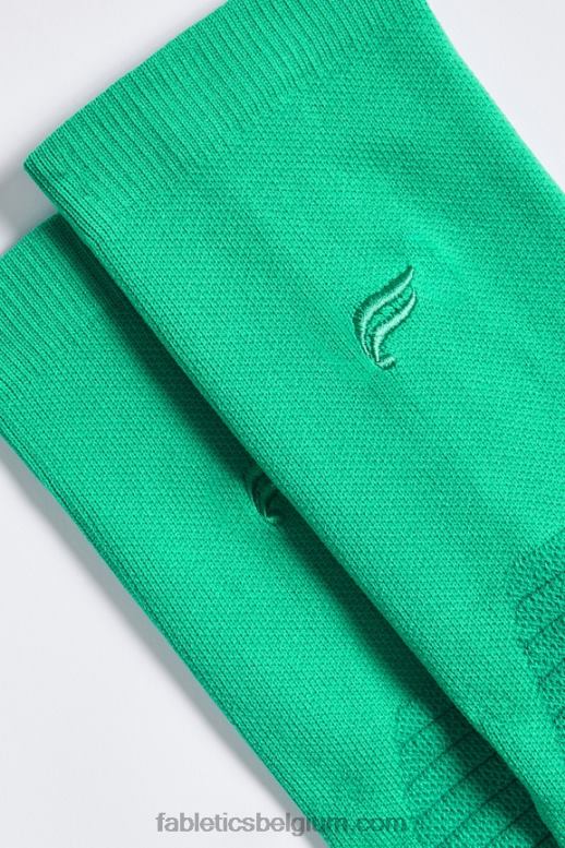 essentieel groen vrouwen de performance crew sok Fabletics LH20J2997