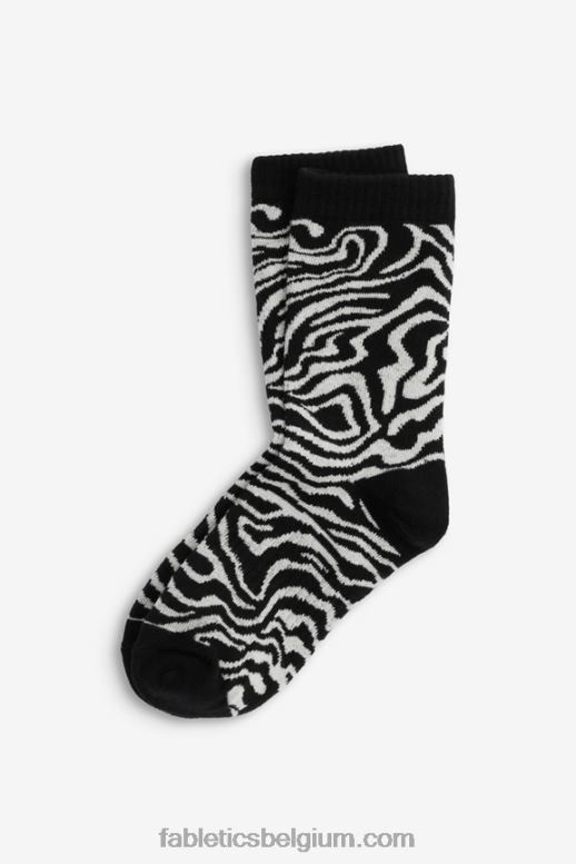 gemarmerde zebra vrouwen prestaties 6" sok Fabletics LH20J2984