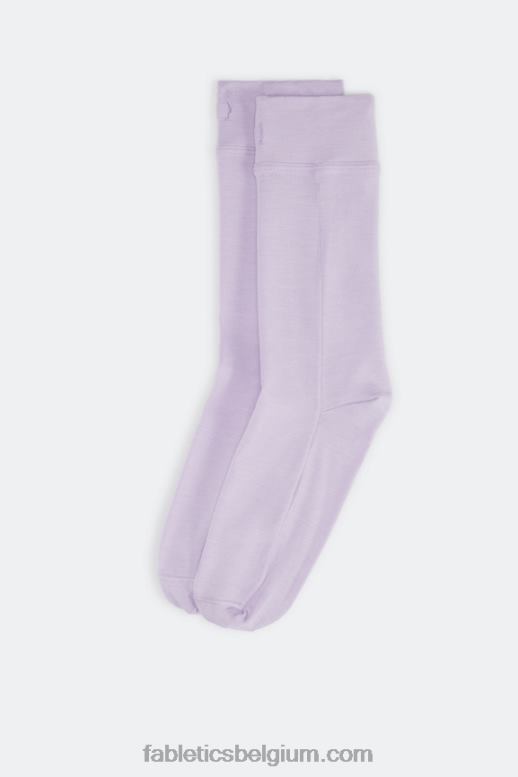 hemel paarse heide vrouwen restoregebreide sok 9'' Fabletics LH20J2990