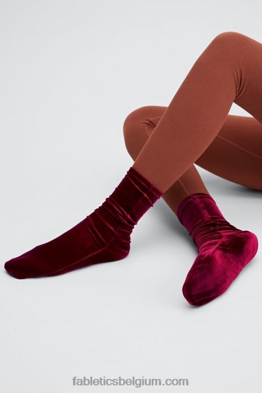 kers barstte vrouwen velours sok Fabletics LH20J3003