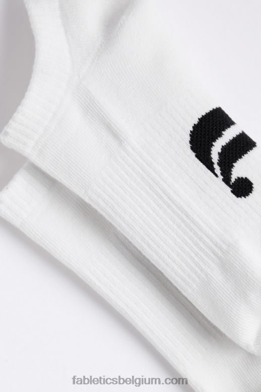 klassiek wit vrouwen de alledaagse enkelsok Fabletics LH20J2975
