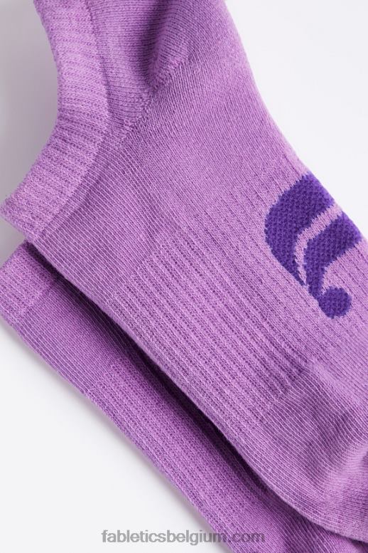 mauve rook vrouwen de alledaagse enkelsok Fabletics LH20J2977
