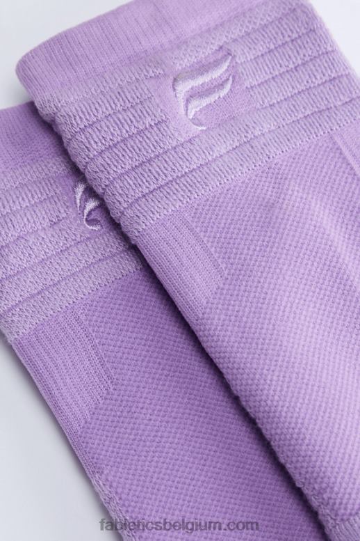 paarse sfeer vrouwen de performance enkelsok Fabletics LH20J2981