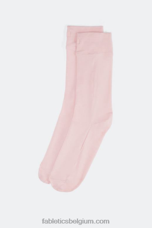 roze stofheide vrouwen restoregebreide sok 9'' Fabletics LH20J2989