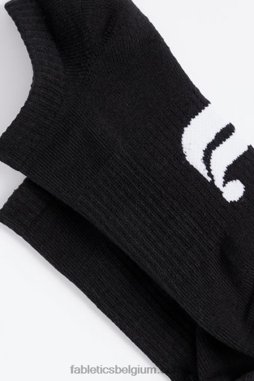 zwart vrouwen de alledaagse enkelsok Fabletics LH20J2974