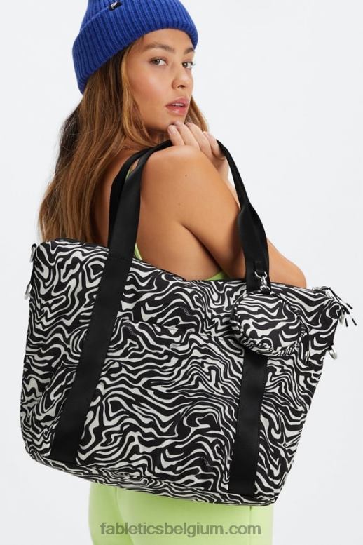 mini gemarmerde zebra vrouwen alledaagse tas Fabletics LH20J2913