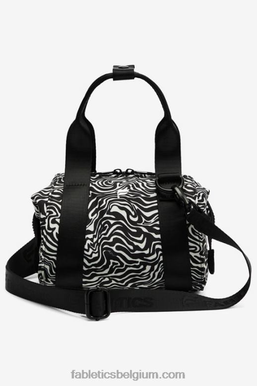 mini gemarmerde zebra vrouwen reistas met mini-grip Fabletics LH20J2927