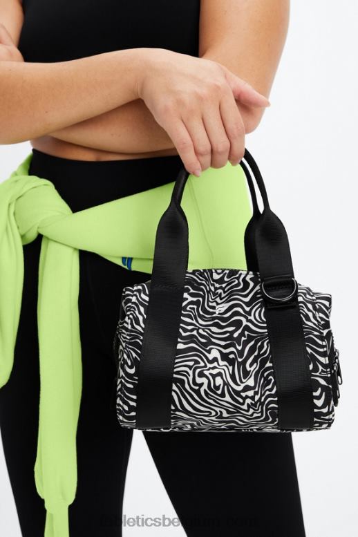 mini gemarmerde zebra vrouwen reistas met mini-grip Fabletics LH20J2927