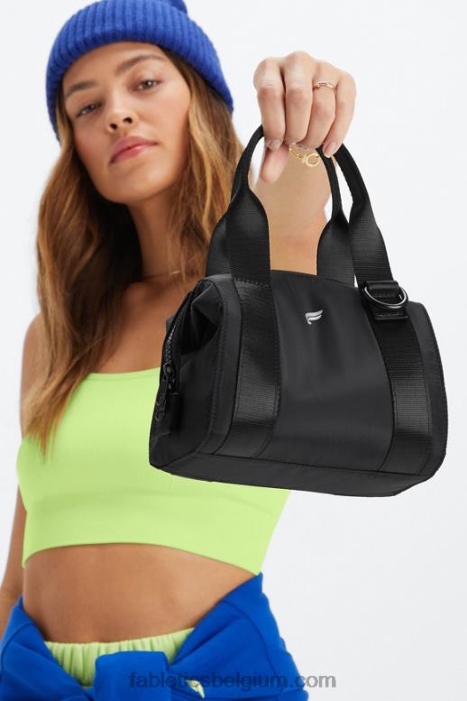 zwart vrouwen reistas met mini-grip Fabletics LH20J2928