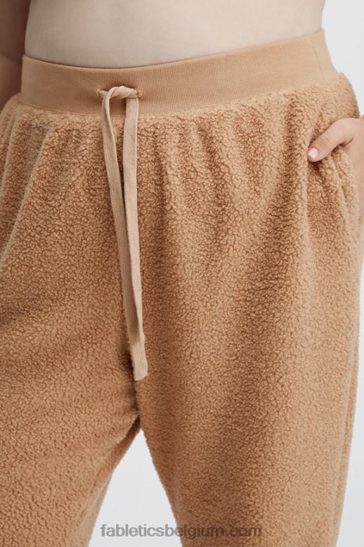 afgrond/blauw violet vrouwen teddy luxe joggingbroek Fabletics LH20J182
