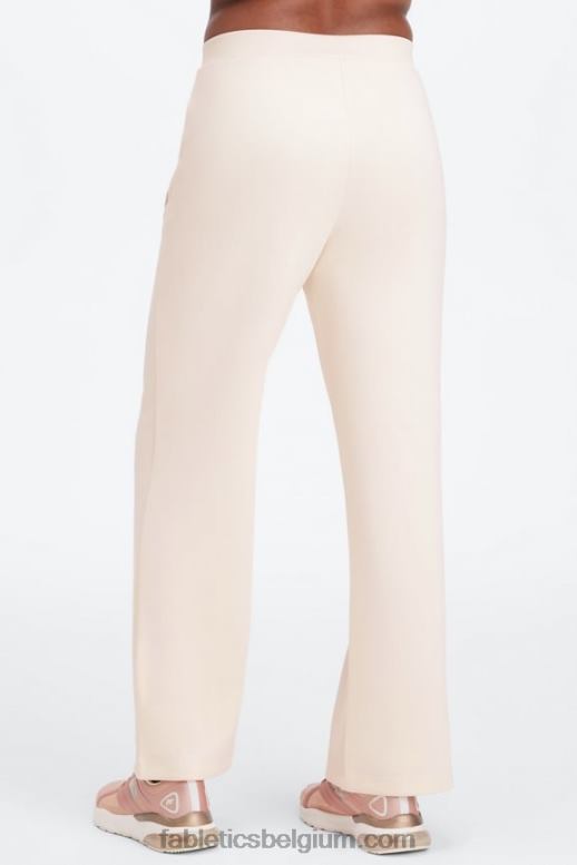 baksteen/multi vrouwen pluche interlock broek met wijde pijpen Fabletics LH20J118
