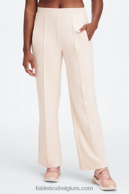 baksteen/multi vrouwen pluche interlock broek met wijde pijpen Fabletics LH20J118