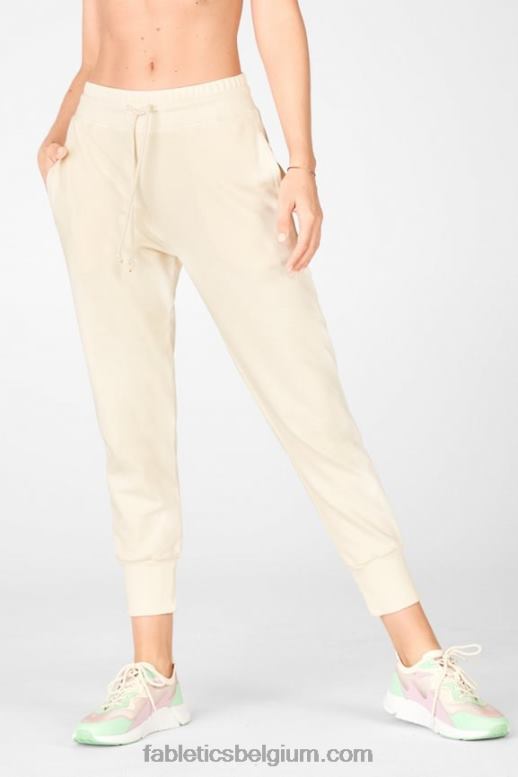 blauwe steen/vooruit vrouwen luxe badstof jogger 4 Fabletics LH20J30
